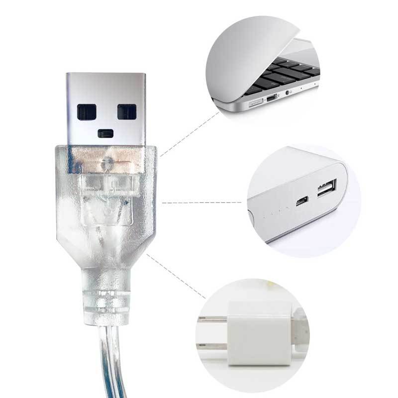 LED 3D Christmas Tree Hanging Pendant Xmas Window Ornaments Decorations 5Pack