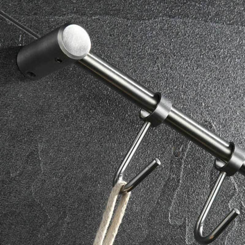 Utensil Rack for Kitchen Tool with 10 Hooks  22 Inch