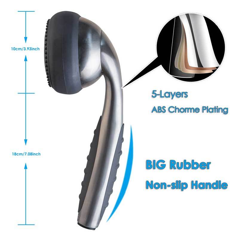 Luxury 7 SPA Spray Setting High Pressure Shower Head with 2M Hose