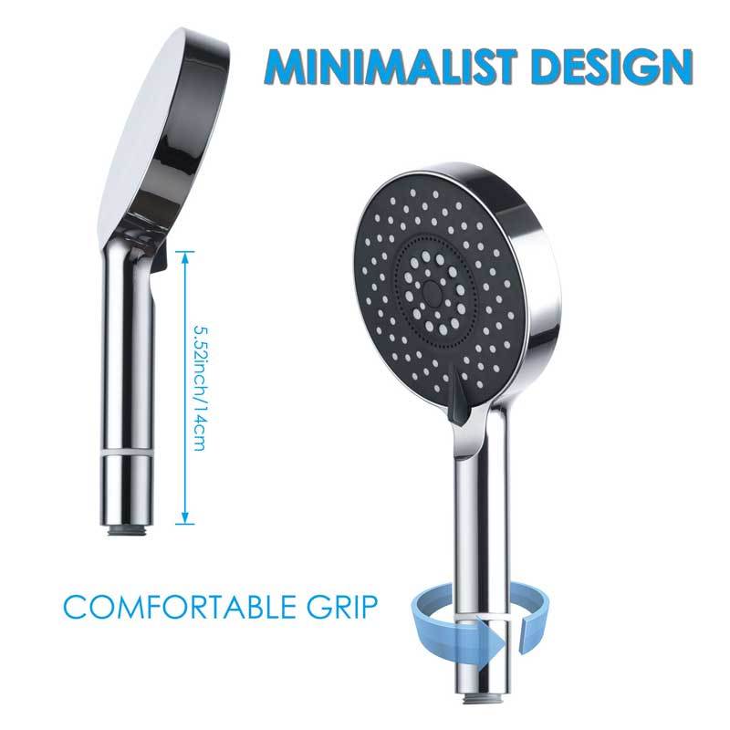 Filter Shower Head High Pressure with 2M Stainless Steel Hose