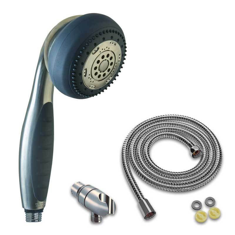 Luxury 7 SPA Spray Setting High Pressure Shower Head with 2M Hose