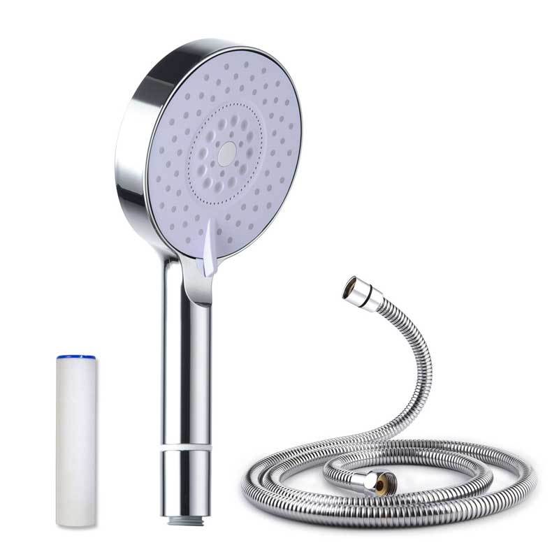 Filter Shower Head High Pressure with 2M Stainless Steel Hose