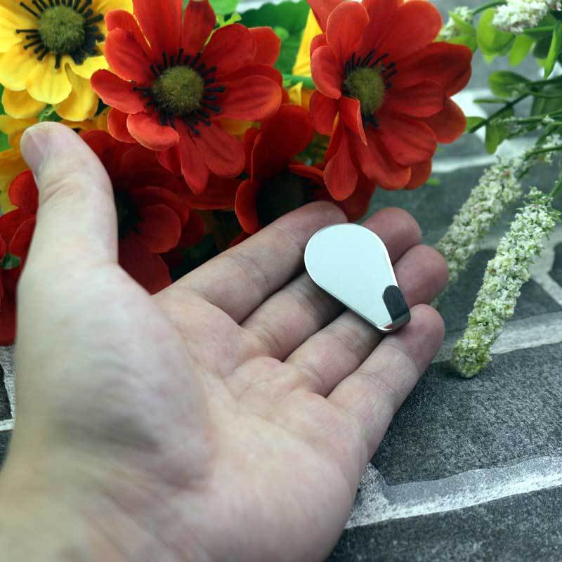 Mini Adhesive Hooks Strong 3M Tape SUS304 Stainless Steel 24PACK