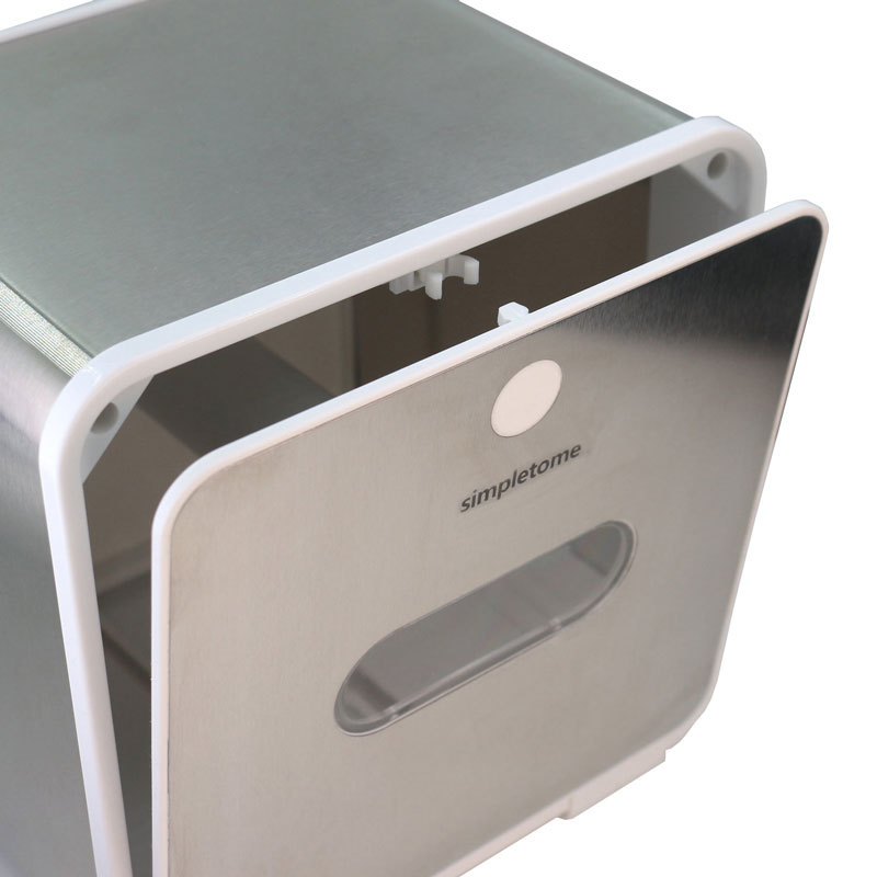 Adhesive Toilet Paper Holder with Shelf SUS304 Stainless Steel