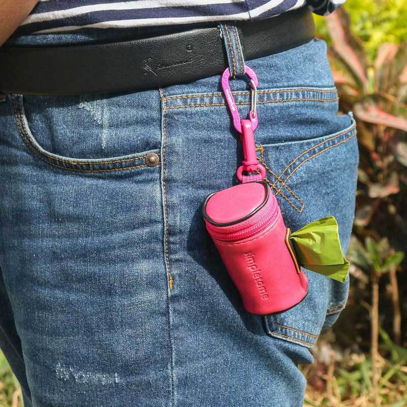 Dog Poop Bag Holder for Leash or Belt