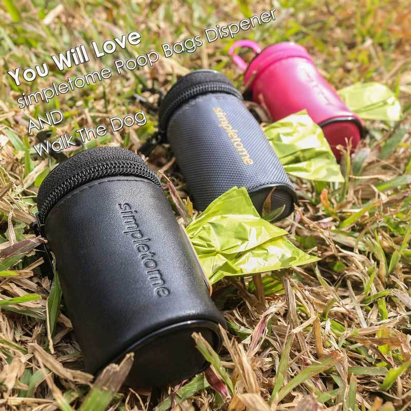 Dog Poop Bag Holder for Leash or Belt