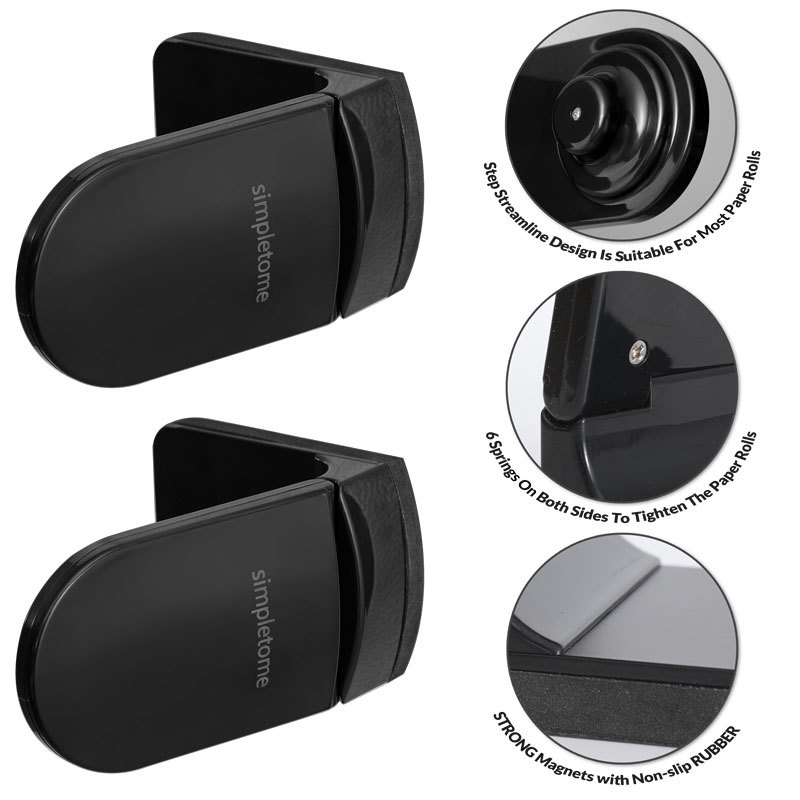 ONE HAND TEAR Paper Towel Holder Magnetic 2Pack