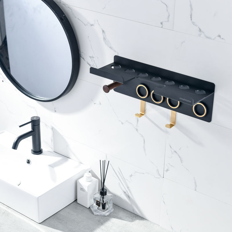 2 IN 1 Wall Mount Organizer for Dyson Airwrap Complete Styler AND Supersonic Hair Dryer