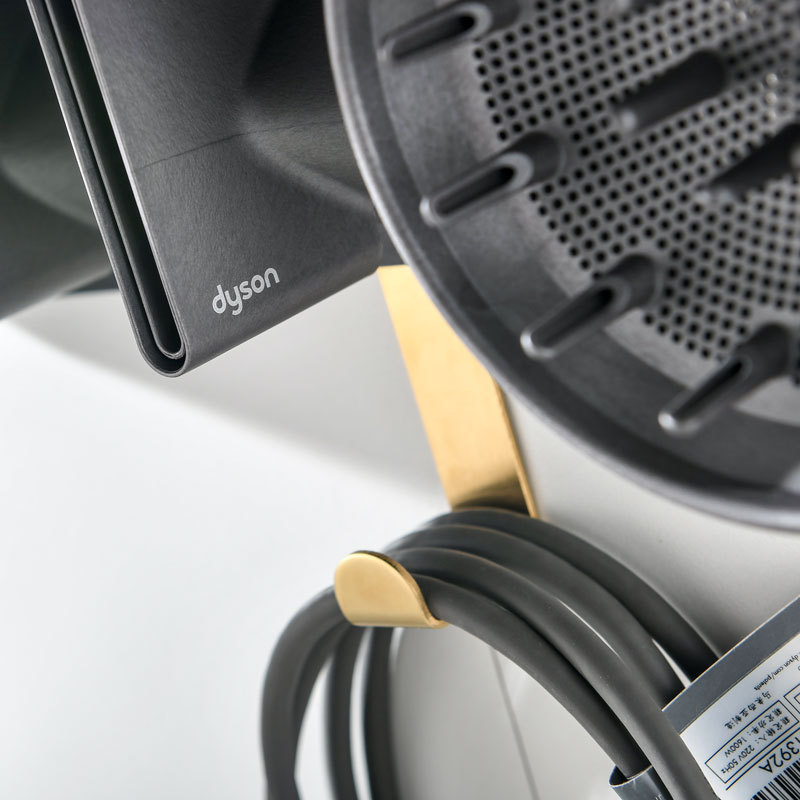 Wall Mount Organizer for Dyson Supersonic Hair Dryer with Storage Rack