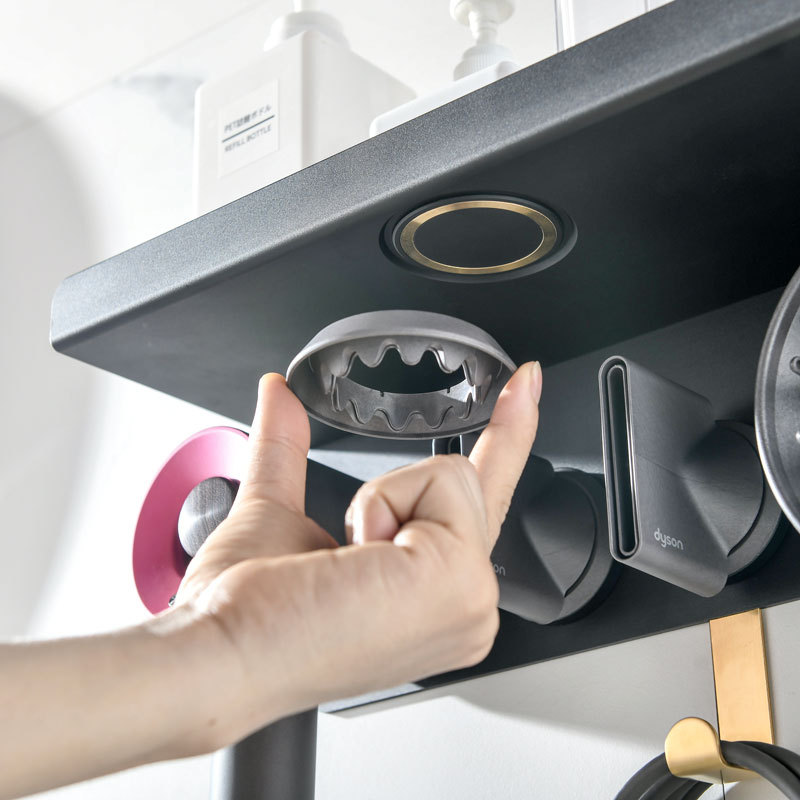 Wall Mount Organizer for Dyson Supersonic Hair Dryer with Storage Rack