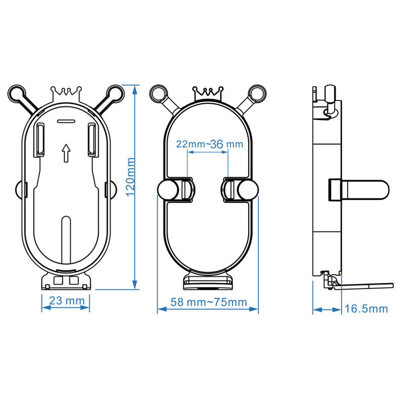 Kids Electric Toothbrush Holder Wall Mounted Easy Adhesive Installation Cute Shape 2 Pack