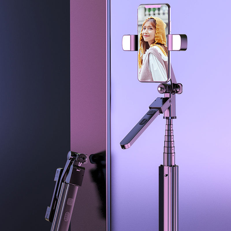 67 Inch 720° Outdoor Selfie Stick Phone Tripod for Android IOS 6 In 1 Powerful Functions