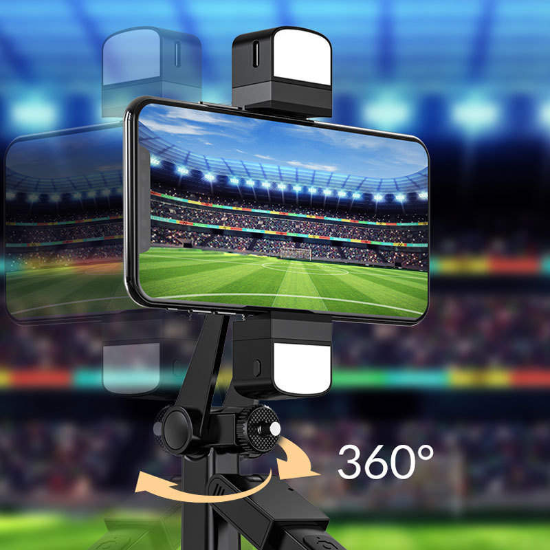 67 Inch 720° Outdoor Selfie Stick Phone Tripod for Android IOS 6 In 1 Powerful Functions