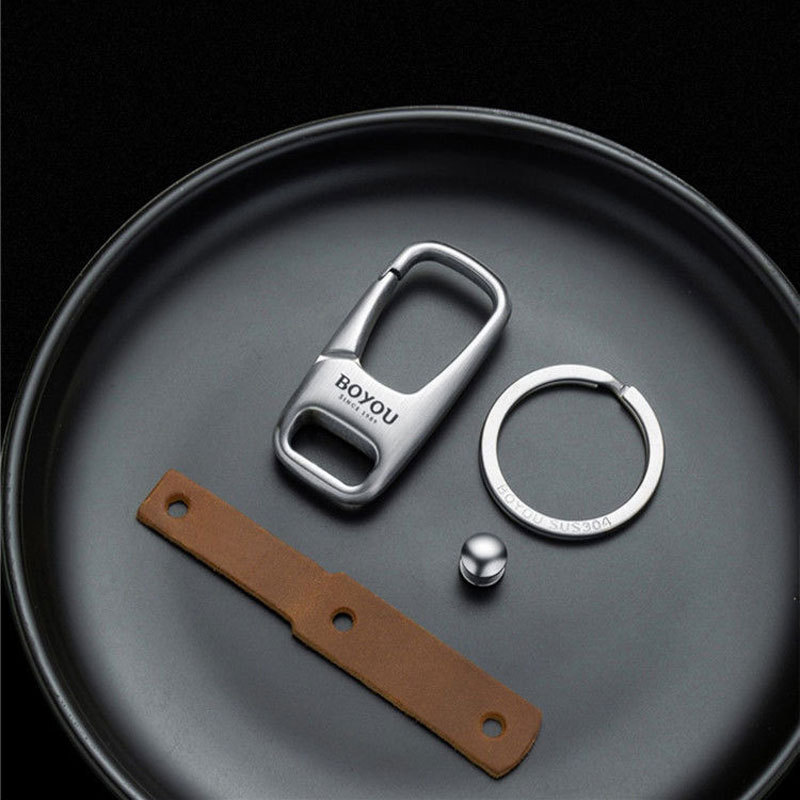 Keychain For Car Heavy Duty 316 Stainless Steel 3D Powdered Metal Process