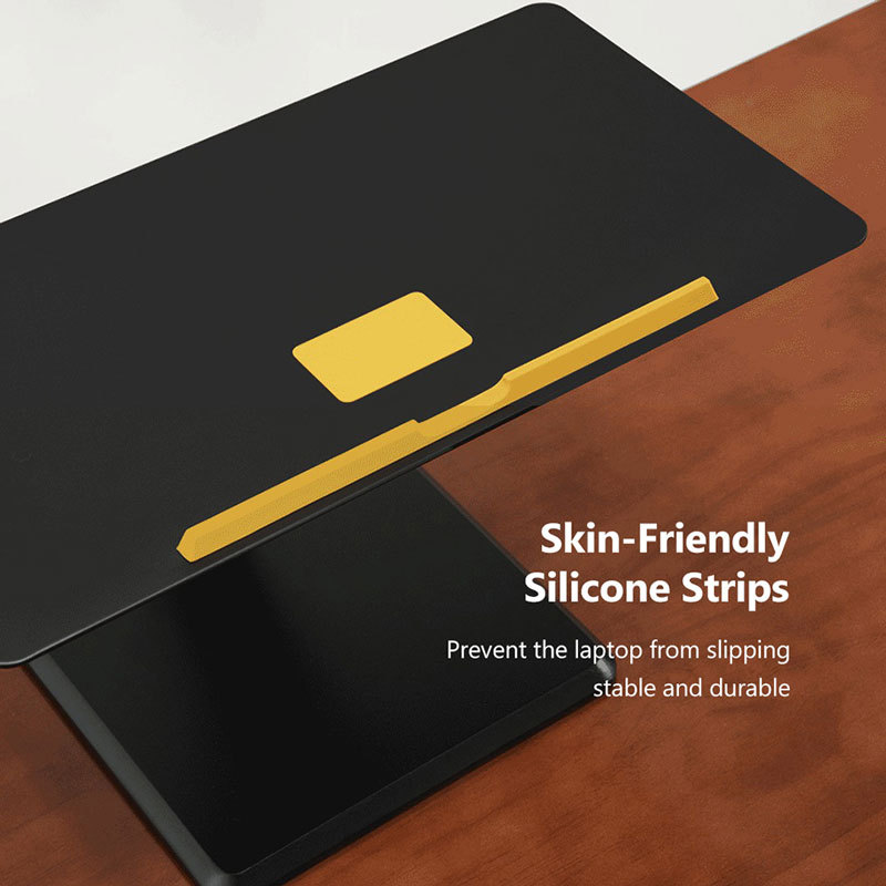 Air Pump Laptop Riser For Desk Heavy Duty Height Adjustable Up To 12 Inch