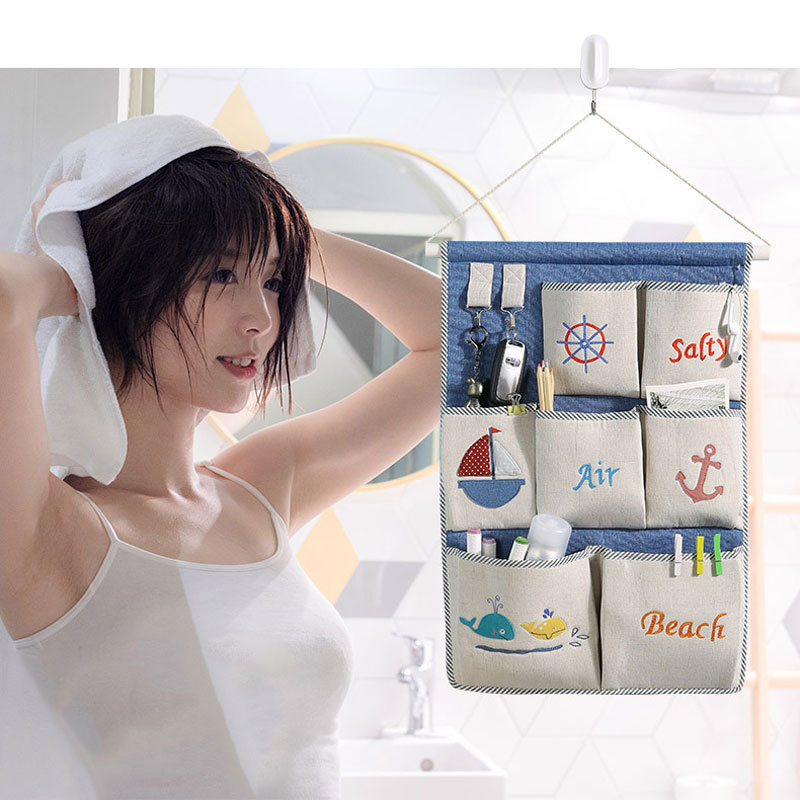 Hanging Storage Pockets Organizer Bags For Bedroom Bathroom Kitchen