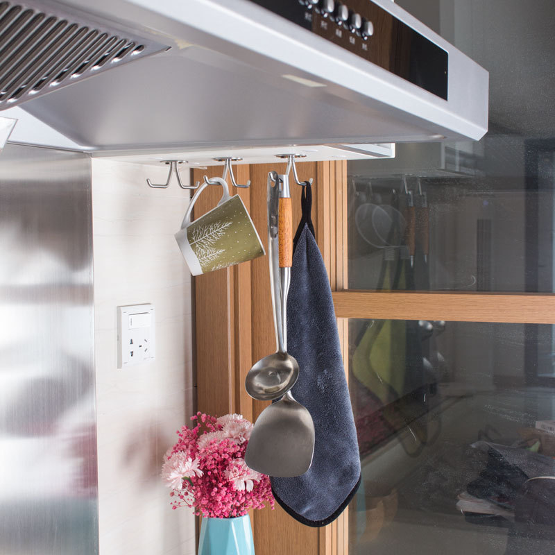 Mug Hooks Under Cabinet, Coffee Cup Organizer, Ceiling Storage Hanger For Office Cafe Bar Kitchen Utensils