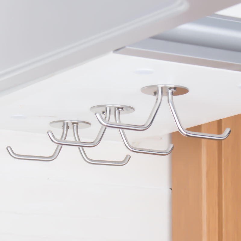 Mug Hooks Under Cabinet, Coffee Cup Organizer, Ceiling Storage Hanger For Office Cafe Bar Kitchen Utensils