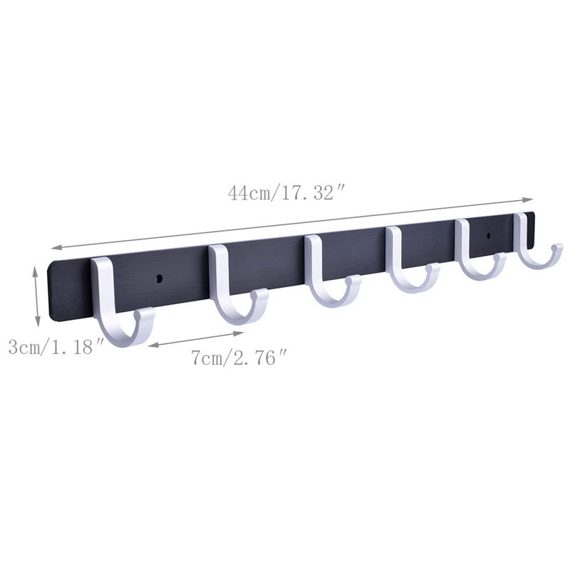 Hook Racks Wall Mounted for Bathroom Bedroom Porch Living Room