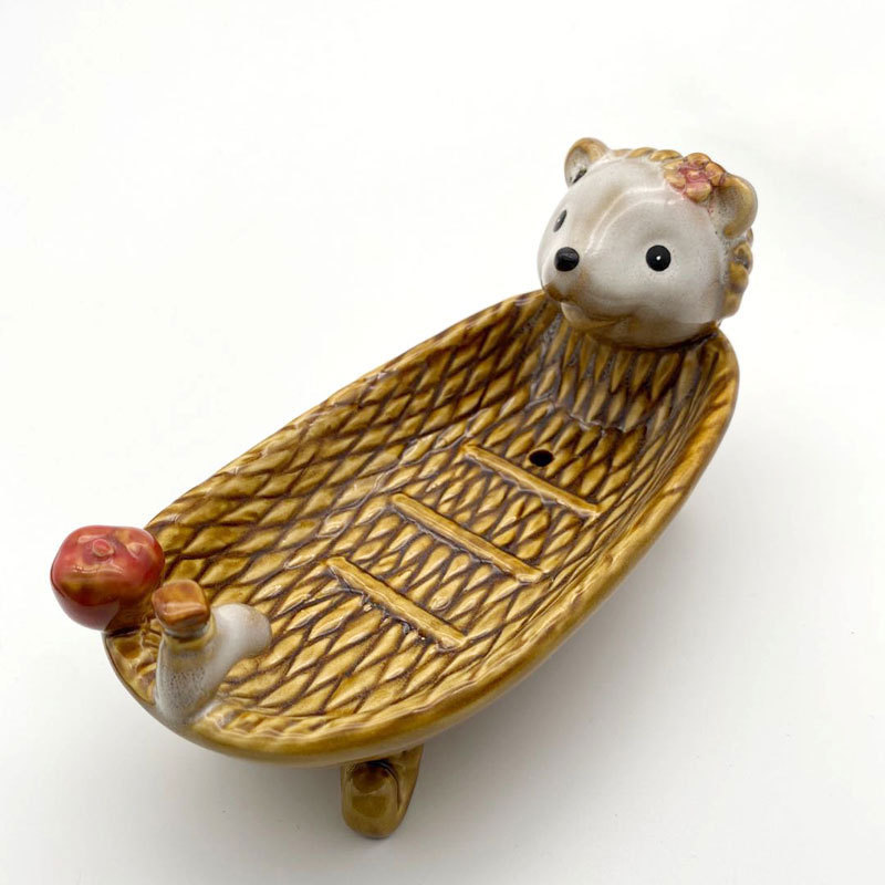 Soap Holder Ceramic Handmade Animal Series