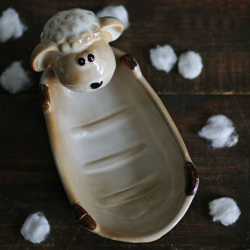 Soap Holder Ceramic Handmade Animal Series