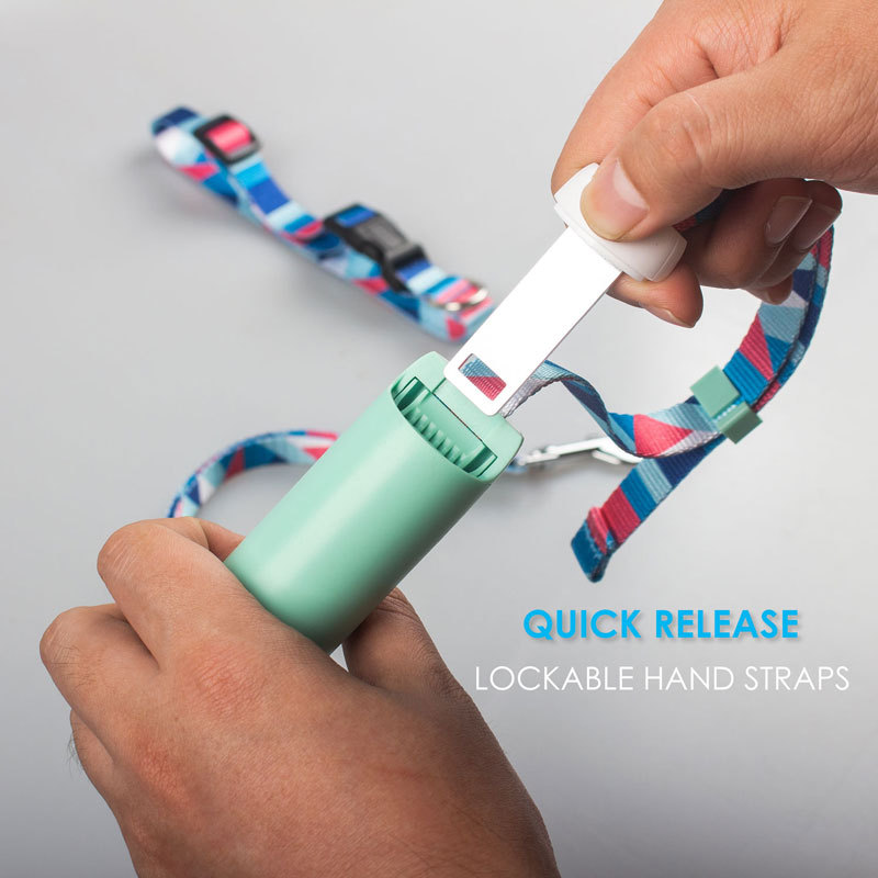 HANDS FREE Lockable Dog Leash for Small Medium Dogs with Collar