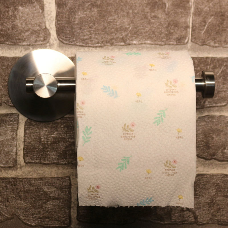 Adhesive Toilet Paper Holder SUS304 Stainless Steel