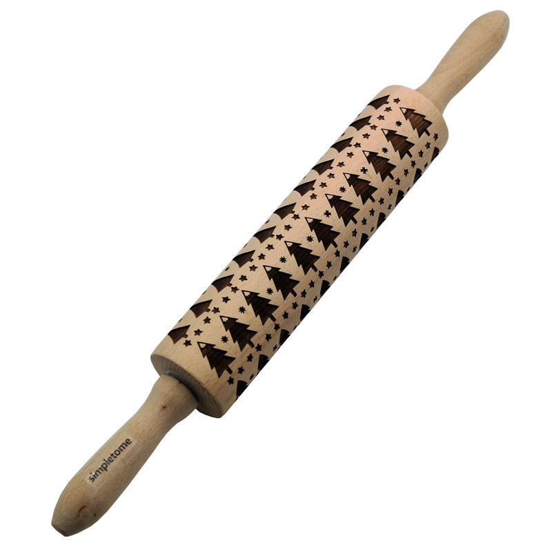 Non-stick Embossed Rolling Pins With Patterns