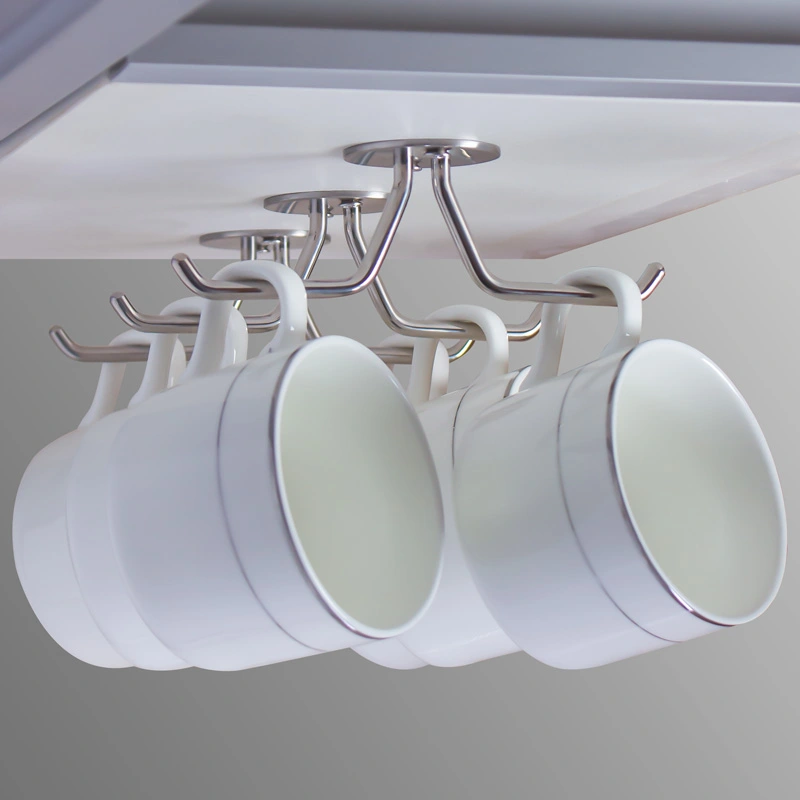 Mug Hooks Under Cabinet, Coffee Cup Organizer, Ceiling Storage Hanger For  Office Cafe Bar Kitchen Utensils