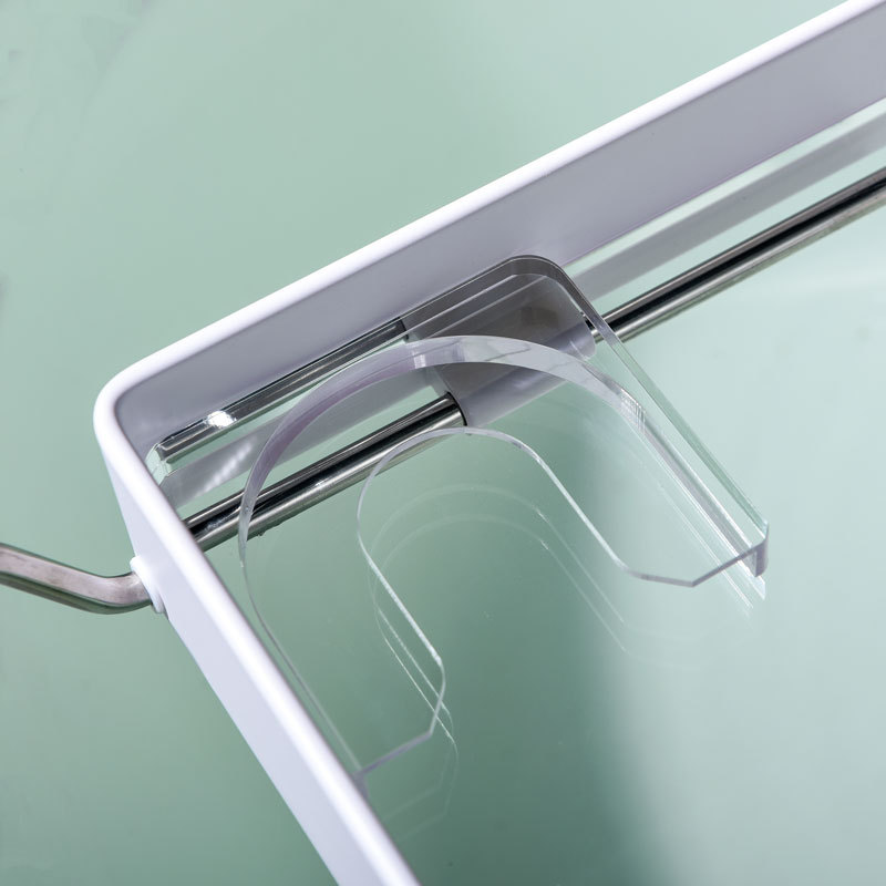 Bathtub Tray Expandable, Floating Clear Acrylic with Aluminum Alloy, Anti-slip