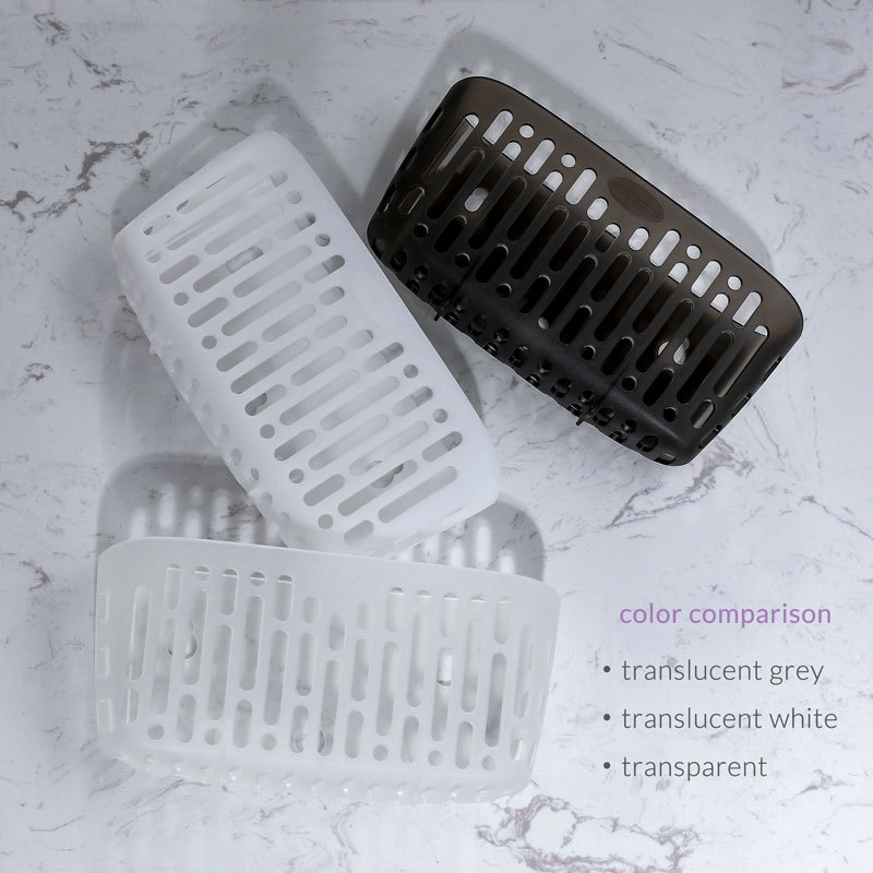 Sink Caddy Basket, Sinkware Organizer, 3X Strong Suction Cups Or Countertop