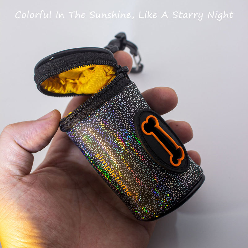 Poop Bag Roll Holder for Leash, Collar, Belt