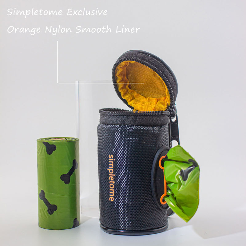 Poop Bag Roll Holder for Leash, Collar, Belt