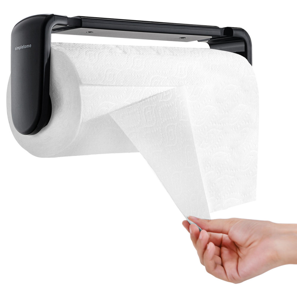 Paper Towel Holder, ONE HAND TEAR, Adaptive Tension Arm 24-31cm