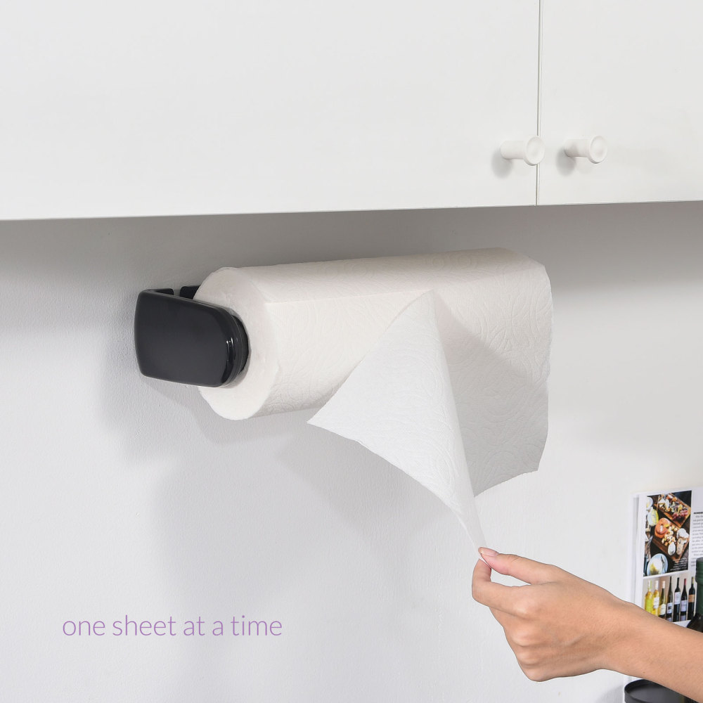 Paper Towel Holder, ONE HAND TEAR, Adaptive Tension Arm 24-31cm