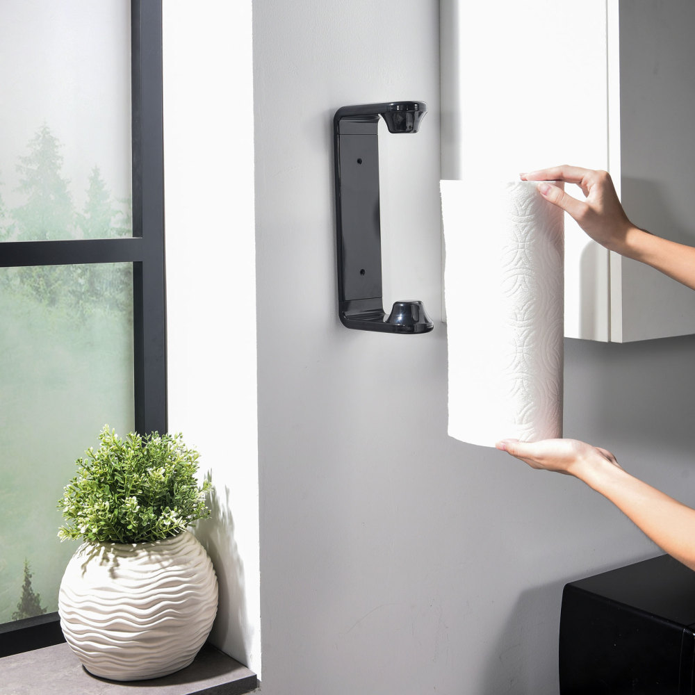 Paper Towel Holder, ONE HAND TEAR, Adaptive Tension Arm 24-31cm