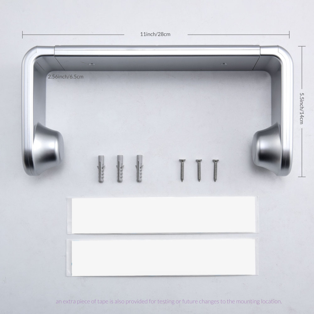 Paper Towel Holder, ONE HAND TEAR, Adaptive Tension Arm 24-28cm