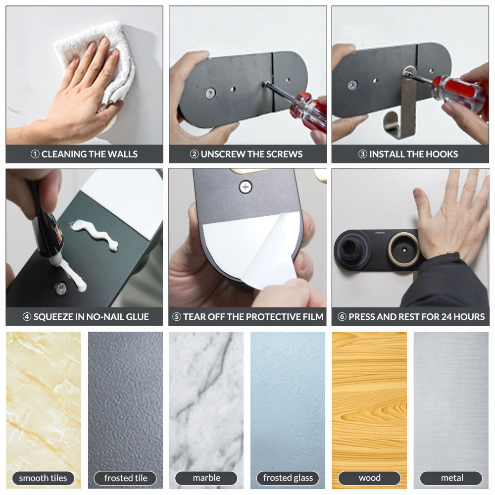 Dyson Nural Holder Wall Mount for All Magnetic High Speed Blow Dryer