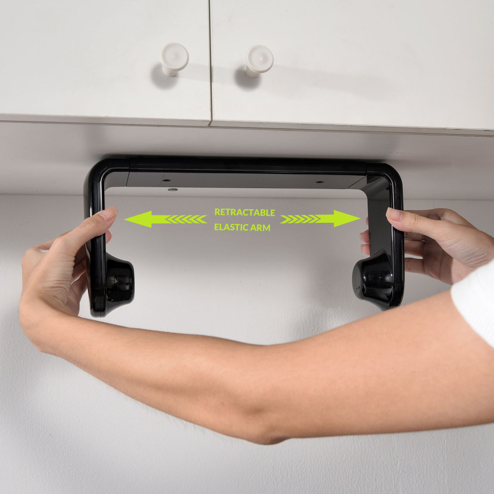 Paper Towel Holder, ONE HAND TEAR, Adaptive Tension Arm 24-28cm