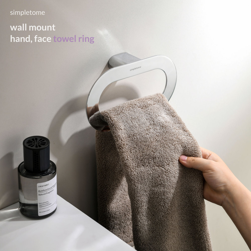 simpletome Hand Towel Ring for Bathroom Wall Mount Never Rust