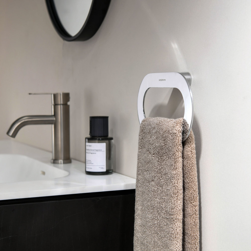 simpletome Hand Towel Ring for Bathroom Wall Mount Never Rust
