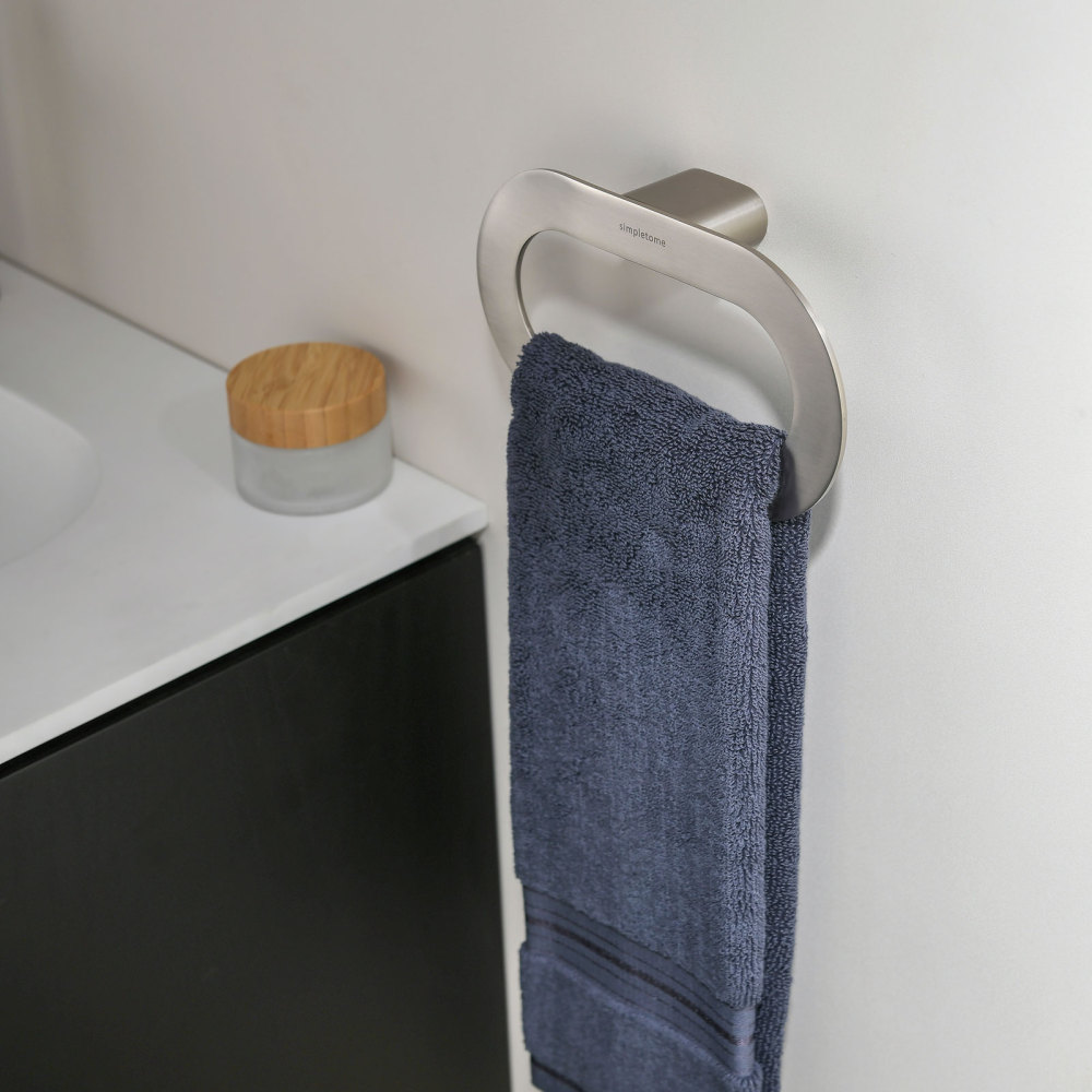 simpletome Hand Towel Ring for Bathroom Wall Mount