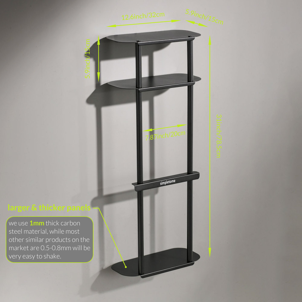 Bath Towel Organizer Storage Rack for Bathroom