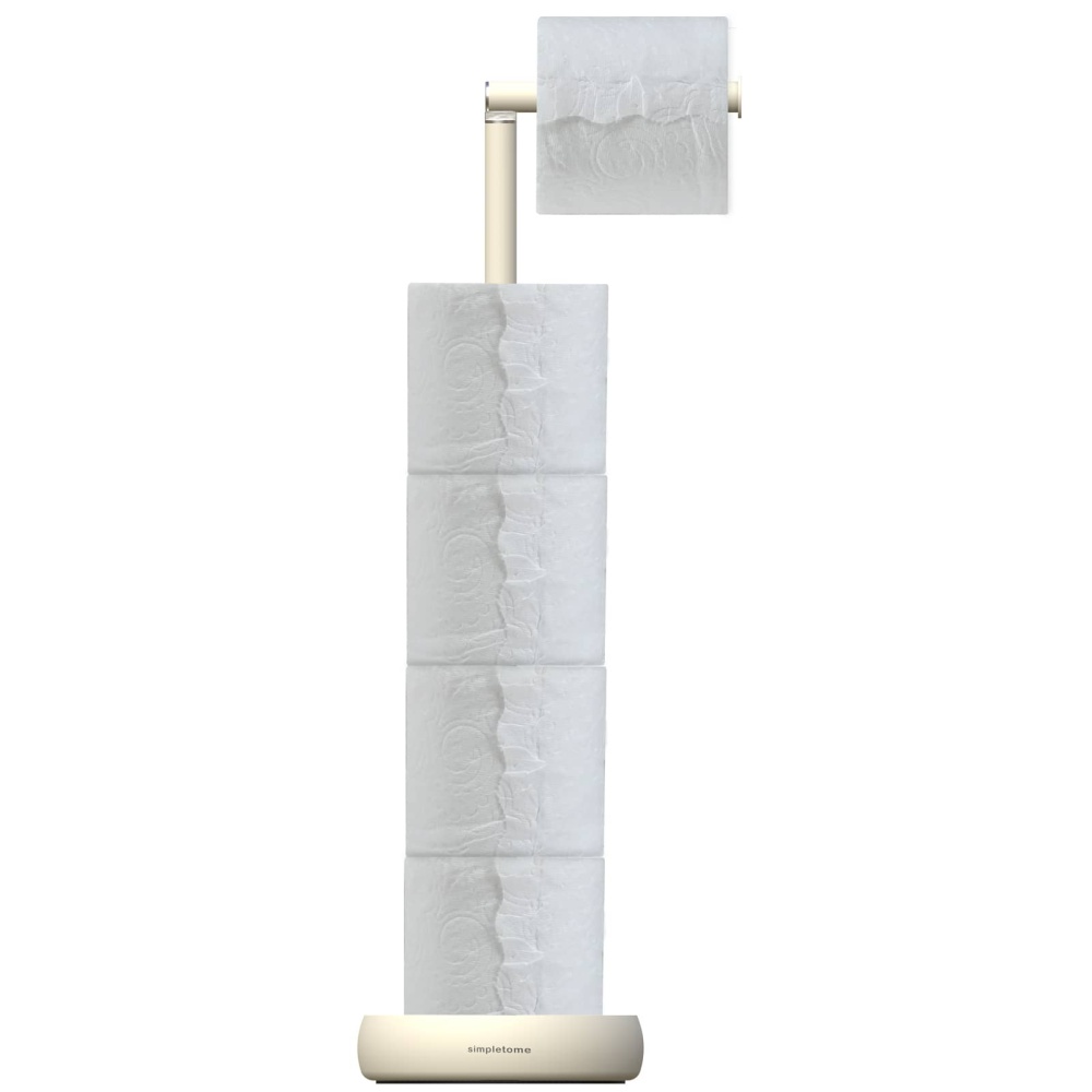 Toilet Paper Holder Stand with Storage