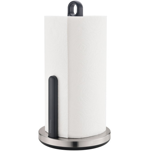 Tension Arm Paper Towel Holder Countertop ONE HAND simple TEAR