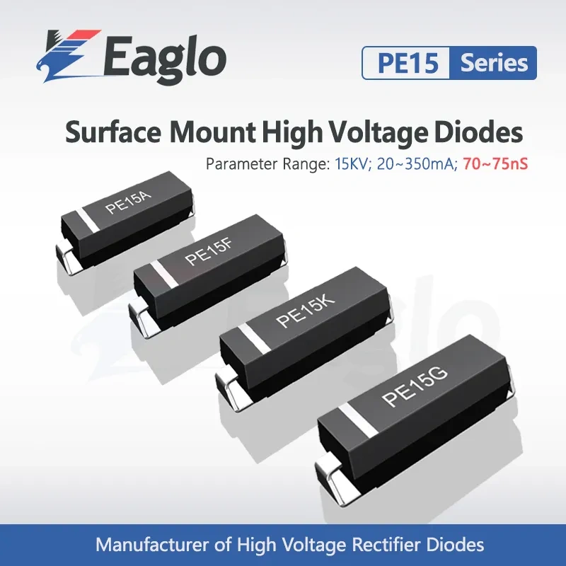 PE15 Series Surface Mount High Voltage Diodes