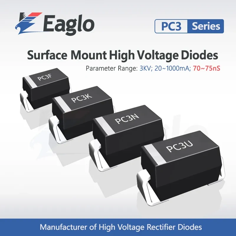 PC3 Series Surface Mount High Voltage Diodes