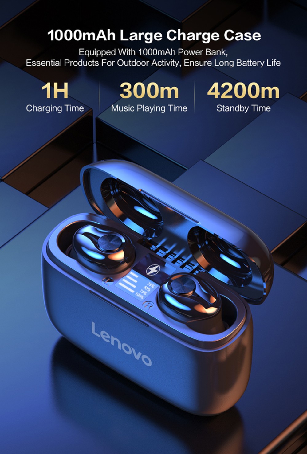 lenovo ht18 true wireless stereo earbuds