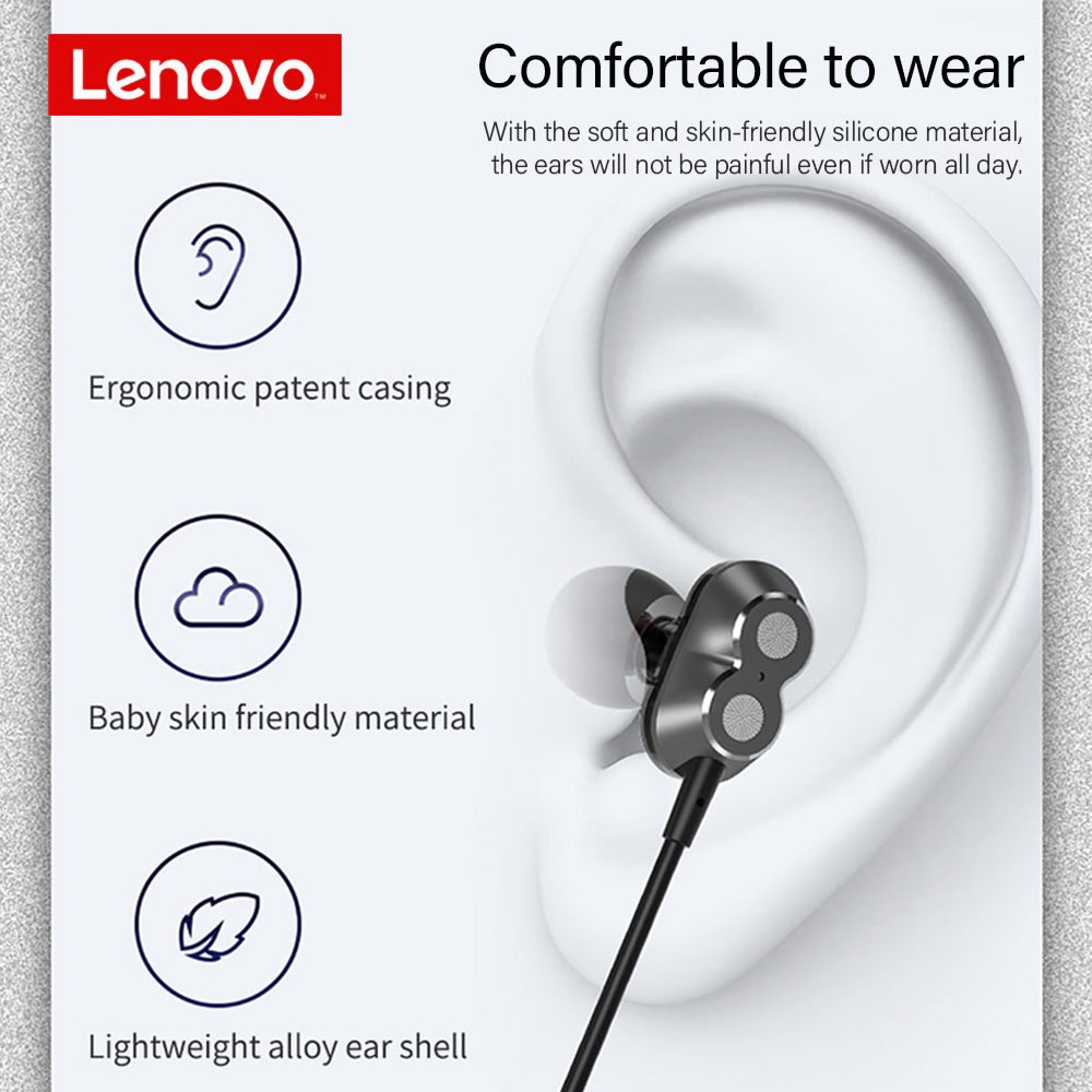 lenovo he08 wireless headphones