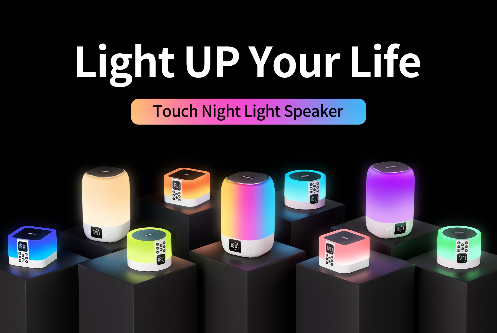 TOP.1 best selling night light speaker in Amazon